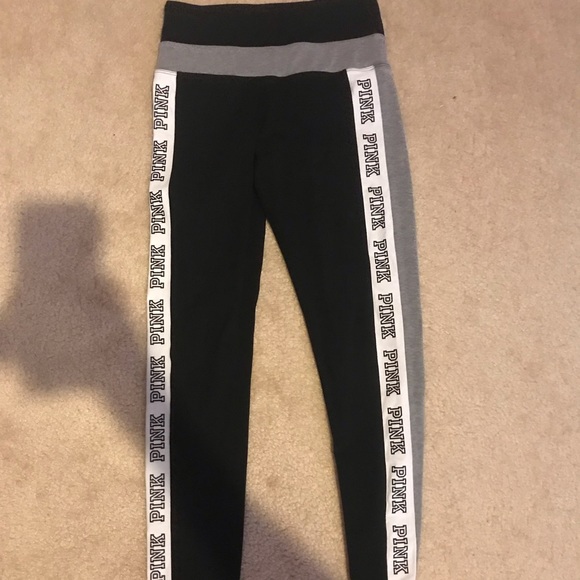 Small Grey Pink Leggings - Picture 1 of 1